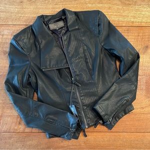 Blank NYC Asymetrical Faux Leather Jacket